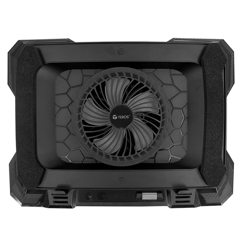 Vista 4 de teros - TE7133N - Accesorios varios - Cooler para Laptop Teros TE-7133N RGB de 14" a 19"
