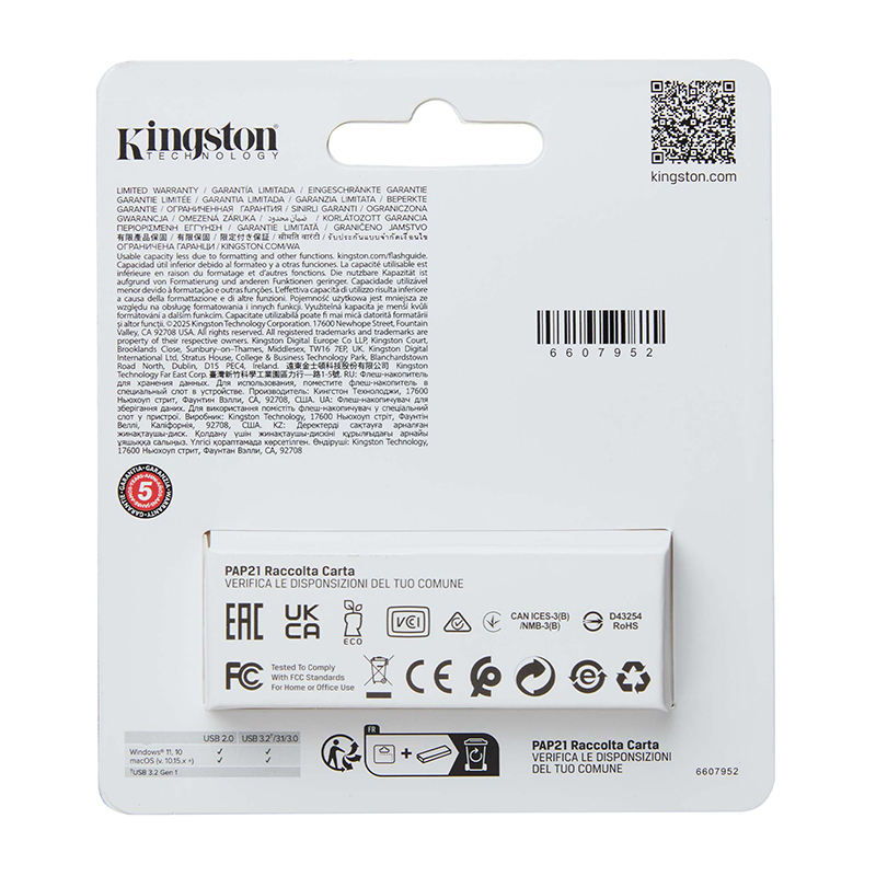 Vista 4 de kingston - DTXS/128GB - USB y tarjetas de memoria - Memoria USB Kingston DataTraveler Exodia S 128GB USB 3.2 Verde