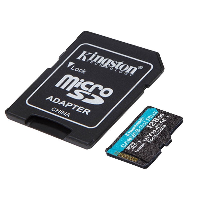 Memoria Flash microSD Kingston Canvas Go! Plus, 128GB, con adaptador SD - Image 2