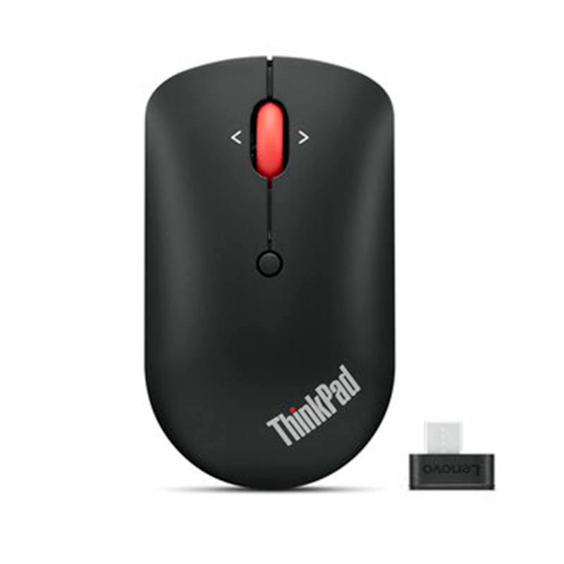 Vista 2 de lenovo - thinkpad - 4Y51D20849 - Teclados y mouse - Mouse Inalámbrico Lenovo ThinkPad Essential USB-C Negro