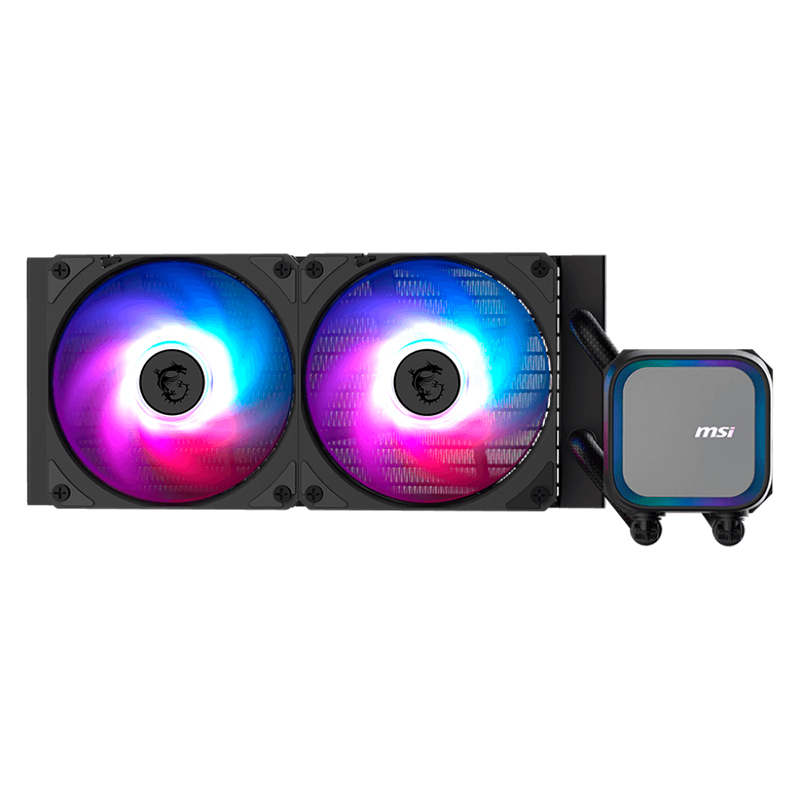 Vista 2 de msi - MAG CORELIQUID A13 240 - Refrigeracion y ventiladores - Refrigeración Líquida MSI MAG CORELIQUID A13 240mm Negra