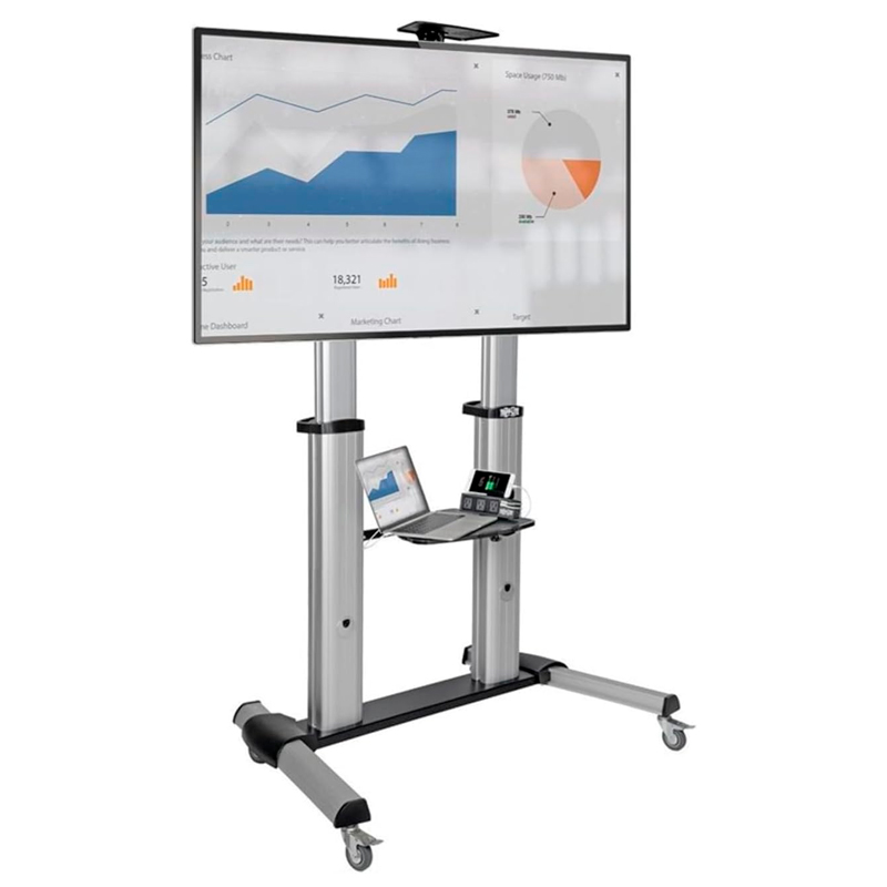 Soporte para TV con ruedas TRIPP LITE, soporta pantallas de 60" a 100", hasta 99.8KG - Image 2