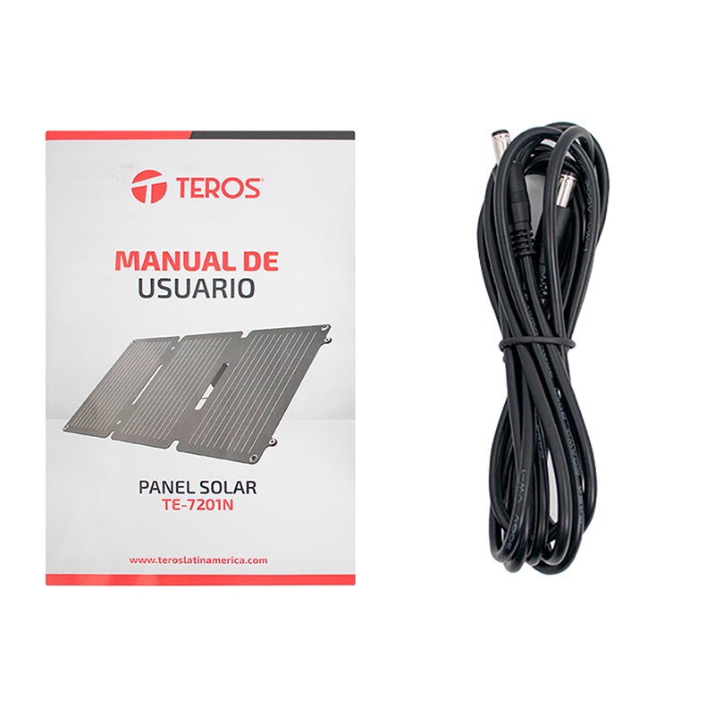 Vista 6 de teros - TE7201N - Baterias y energia movil - Panel Solar Portátil Teros TE-7201N 30W