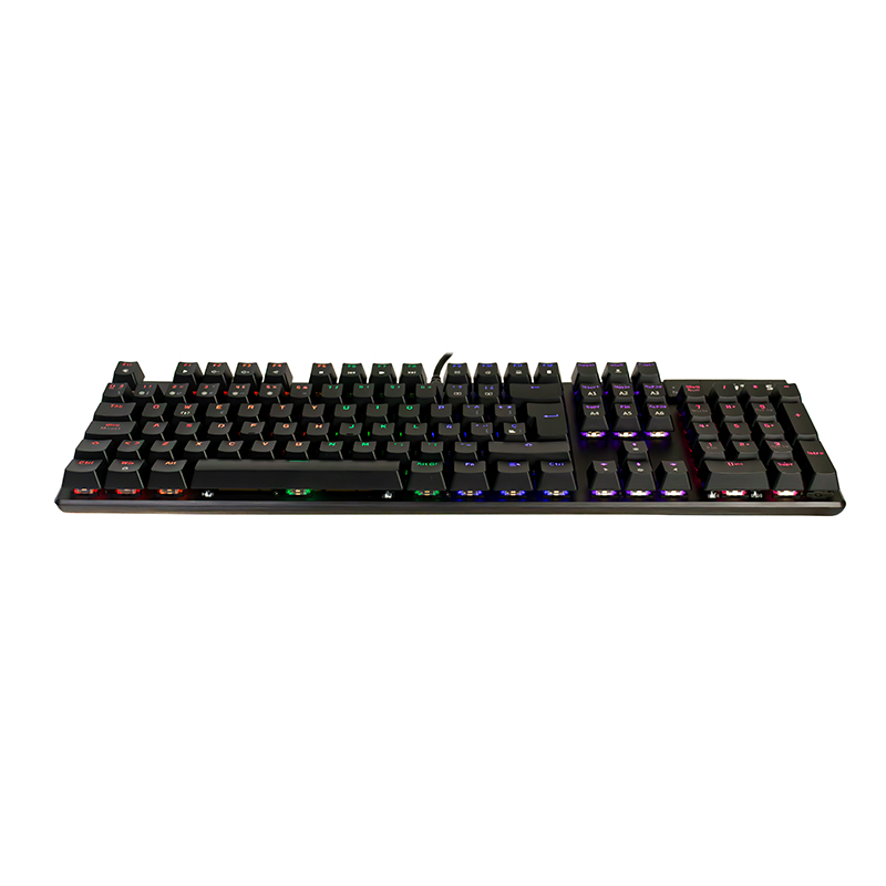Teclado mecánico TE-4068G, retroiluminación rainbow, USB 2.0, español, color negro - Image 4