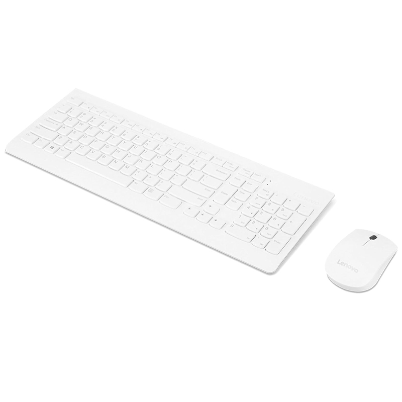 Kit de Teclado + Mouse combo, LENOVO 510, Inalámbrico, Color Blanco - Image 2
