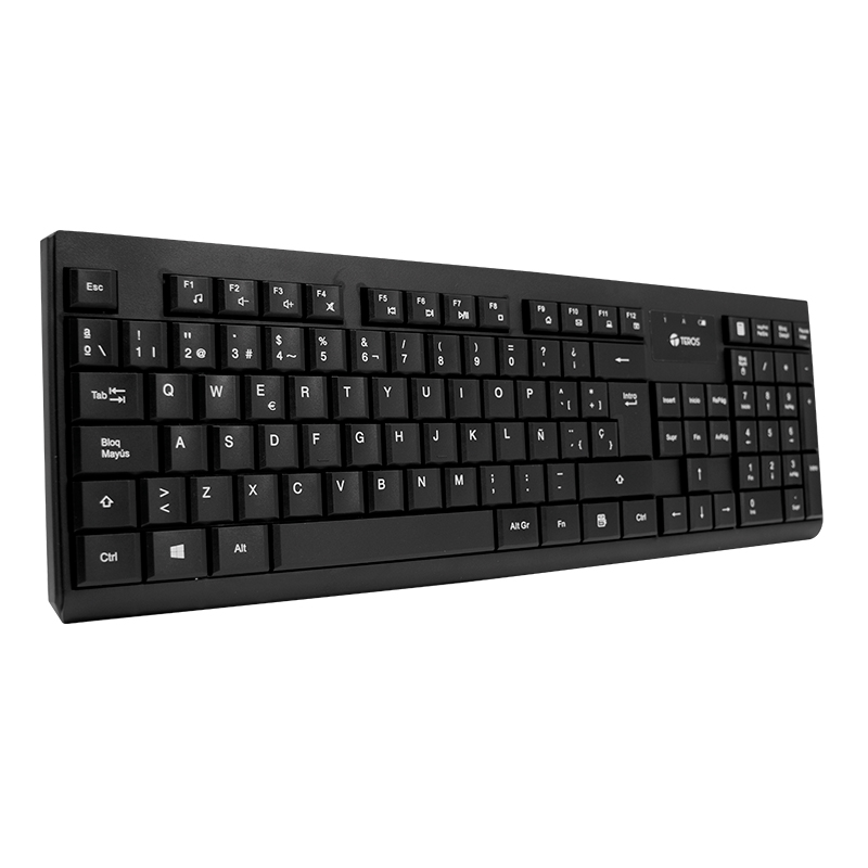 Combo Kit inalámbrico teclado y mouse TEROS TE-4071S, 2.4GHz, Receptor USB - Image 2