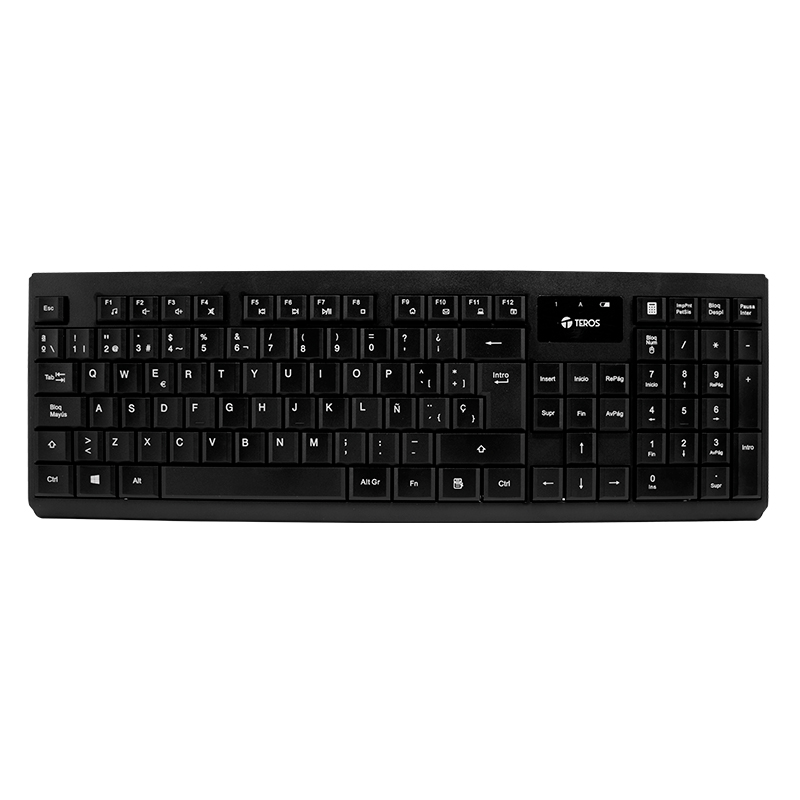 Combo Kit inalámbrico teclado y mouse TEROS TE-4071S, 2.4GHz, Receptor USB - Image 4
