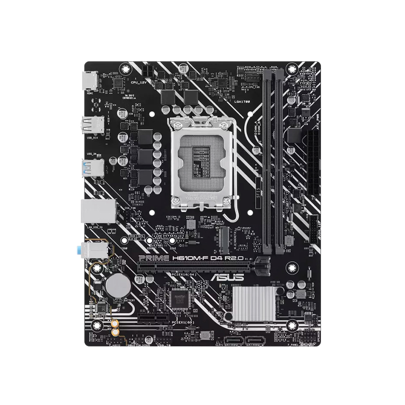 asus - PRIME H610M-F D4 R2.0 - Placas madre - Motherboard ASUS PRIME H610M-F D4 R2.0 LGA1700