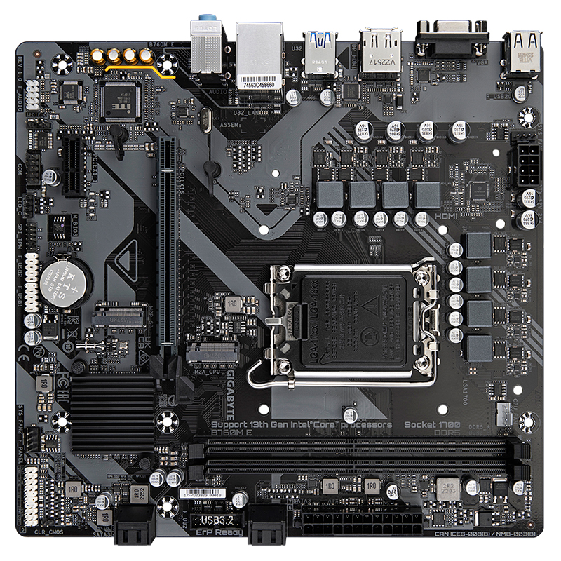gigabyte - B760M E - Placas madre - Motherboard Gigabyte B760M E Intel LGA1700 Micro ATX
