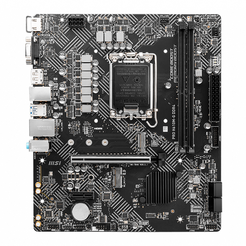 msi - PRO H610M-G DDR4 - Placas madre - Placa Madre MSI PRO H610M-G DDR4 (Intel H610, LGA1700)
