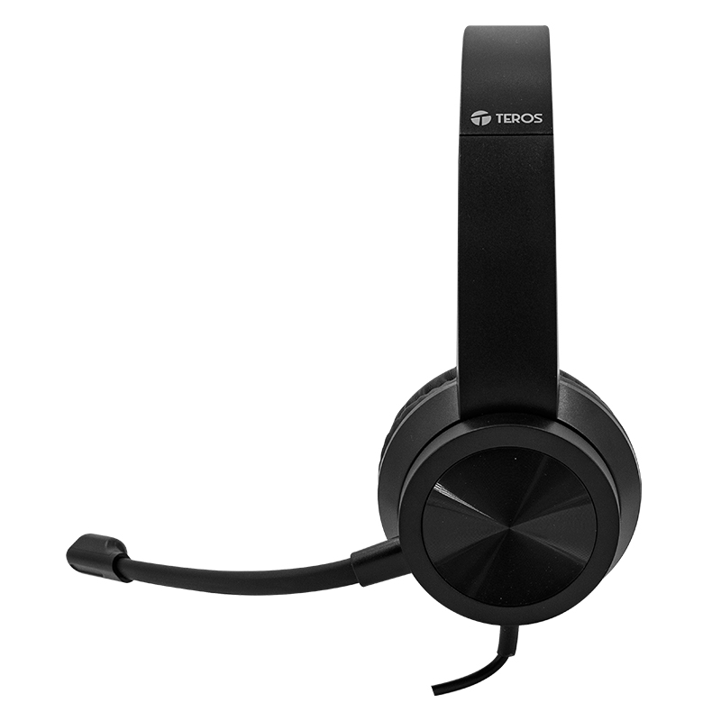 Vista 2 de teros - TE8037N - Audio y video personal - Audífonos Teros TE-8037N Headset Negro