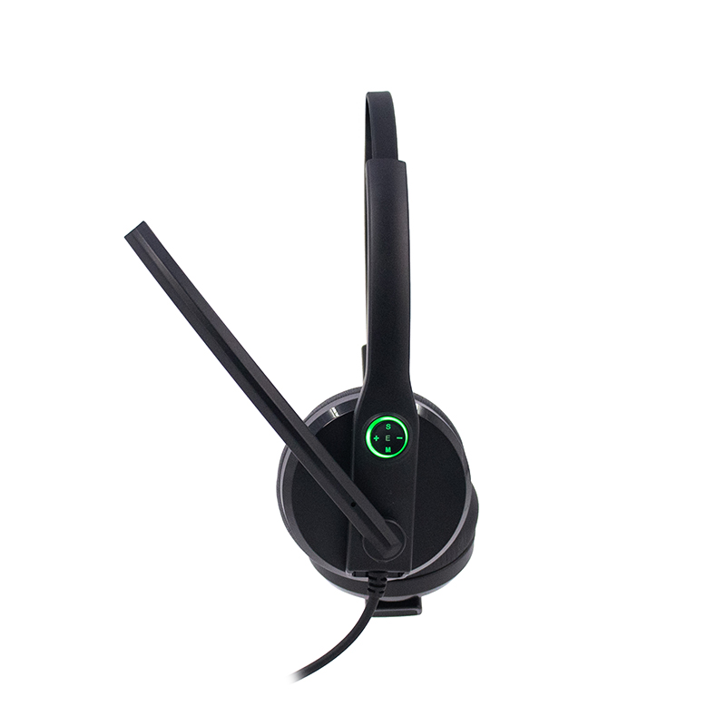 Vista 2 de teros - TE8039CS - Audio y video personal - Audífonos Teros TE-8039CS USB con Micrófono Negro