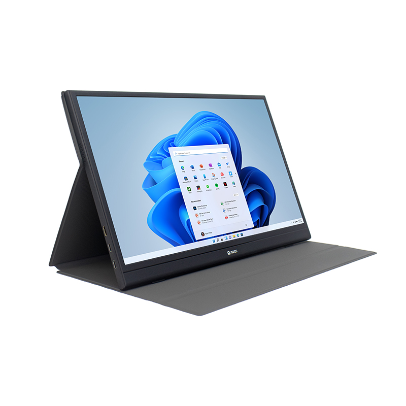 Monitor portátil TEROS TE-1501S, 15.6" FHD IPS, Mini HDMI, USB-C, Audio out, Parlantes