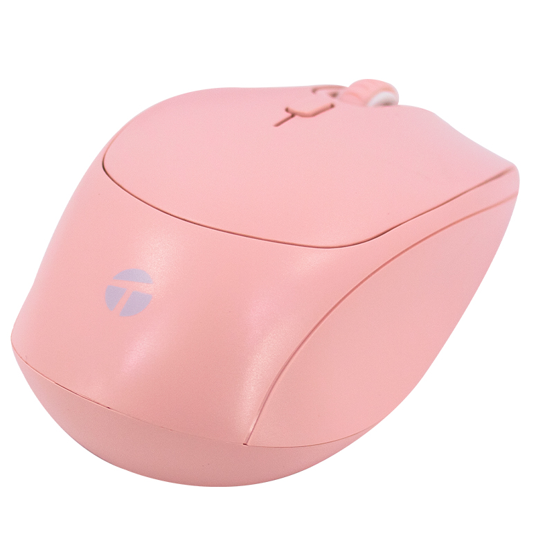 Vista 5 de teros - TE-1226S - Teclados y mouse - Mouse Óptico Teros TE-1226S USB Rosado con DPI Ajustable (1600 DPI)