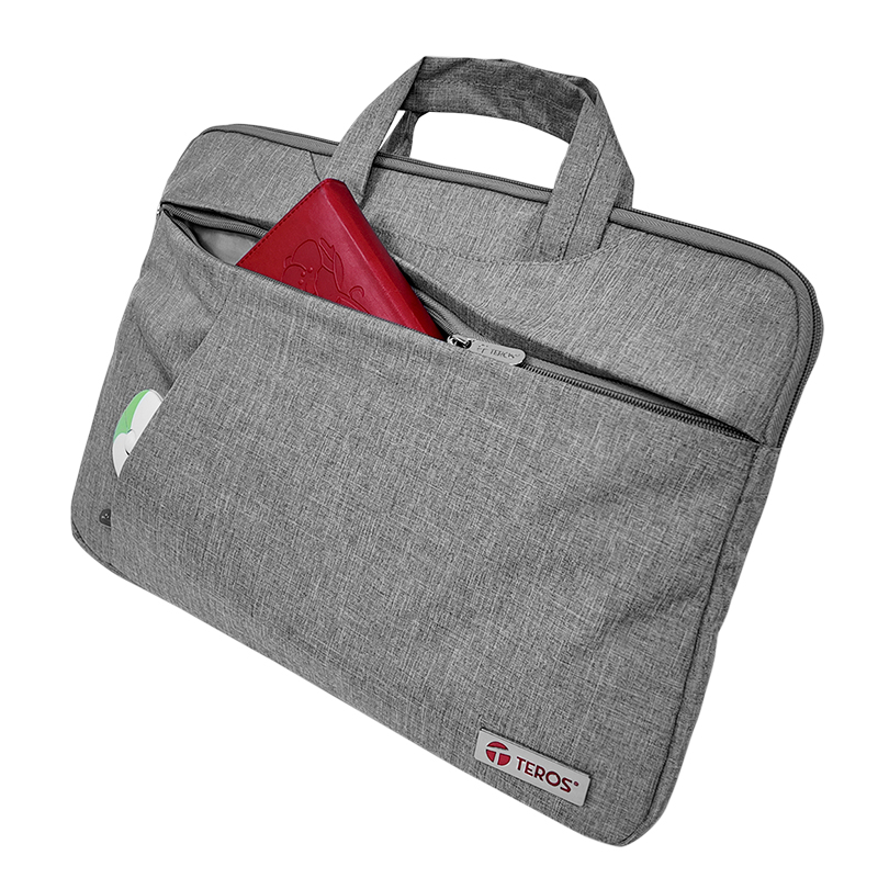 Vista 3 de teros - TE9019S - Mochilas, maletines y soportes - Maletín Teros TE-9019S para Laptop 15.6" Gris