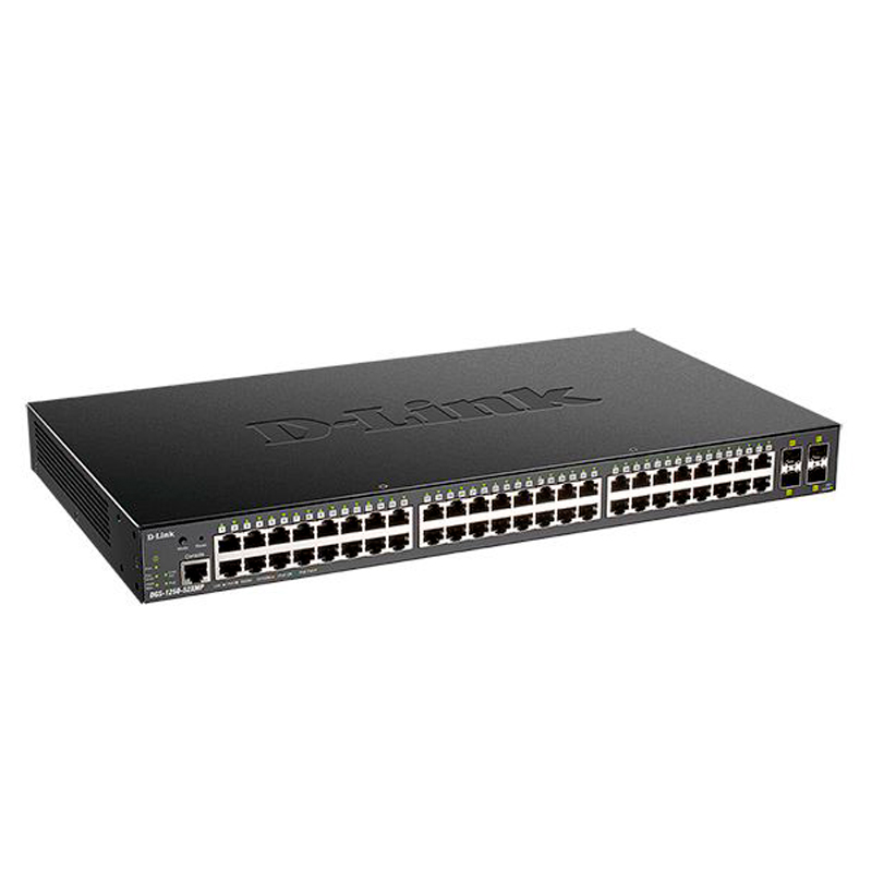 d-link - DGS-1250-52XMP - Switches - Switch Smart Gestionable D-Link 52 Puertos 10-Gigabit