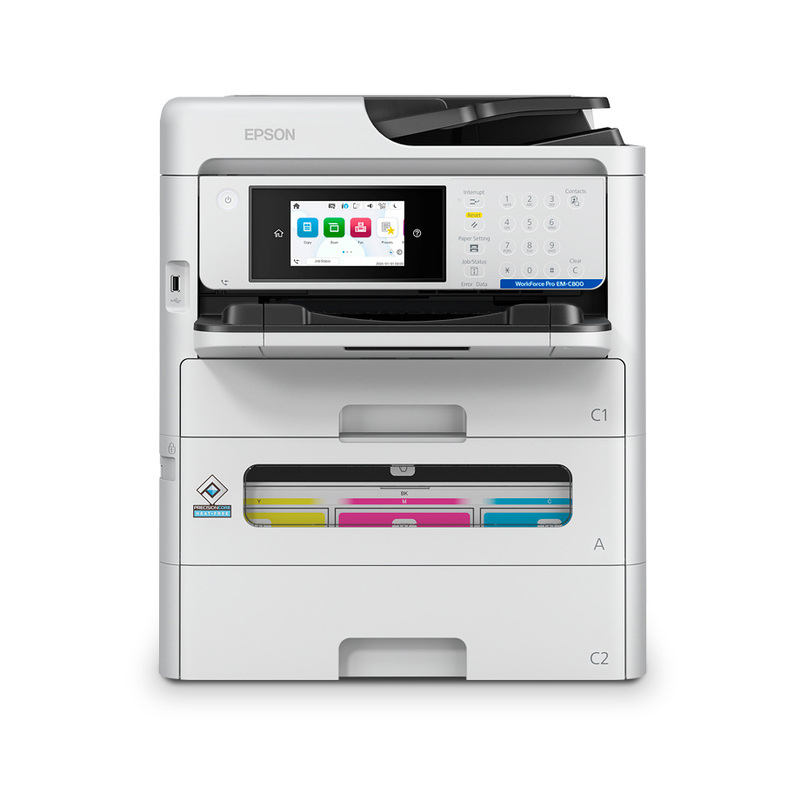 Impresora Epson MFP Color WorkForce Pro EM-C800, Imprime/Escanea/Copia/Fax/USB/WLAN/LAN - Image 2