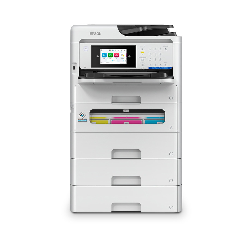 Impresora Epson MFP Color WorkForce Pro EM-C800, Imprime/Escanea/Copia/Fax/USB/WLAN/LAN - Image 3