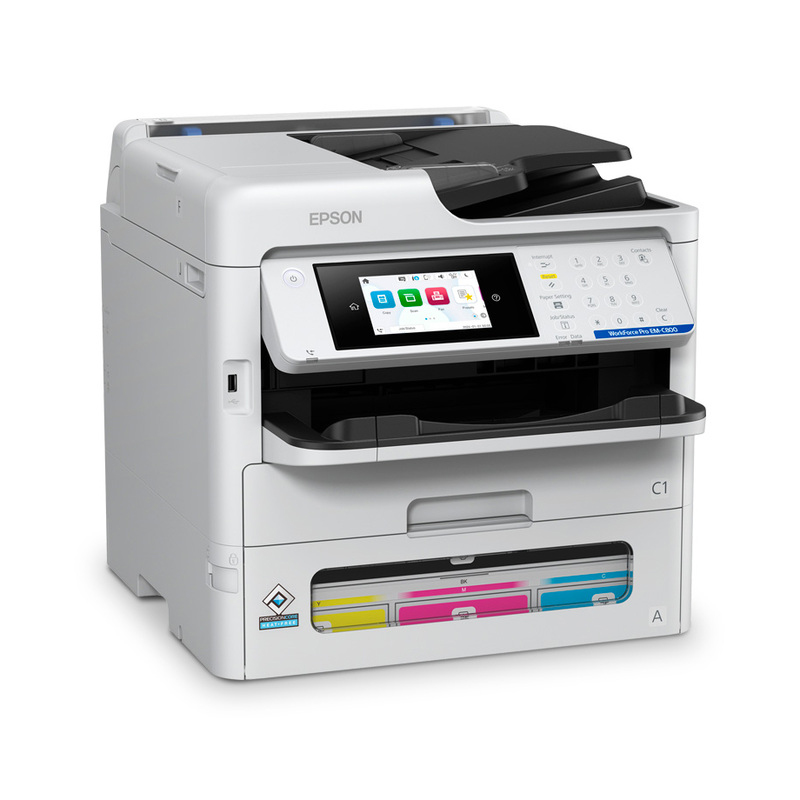 Impresora Epson MFP Color WorkForce Pro EM-C800, Imprime/Escanea/Copia/Fax/USB/WLAN/LAN - Image 4