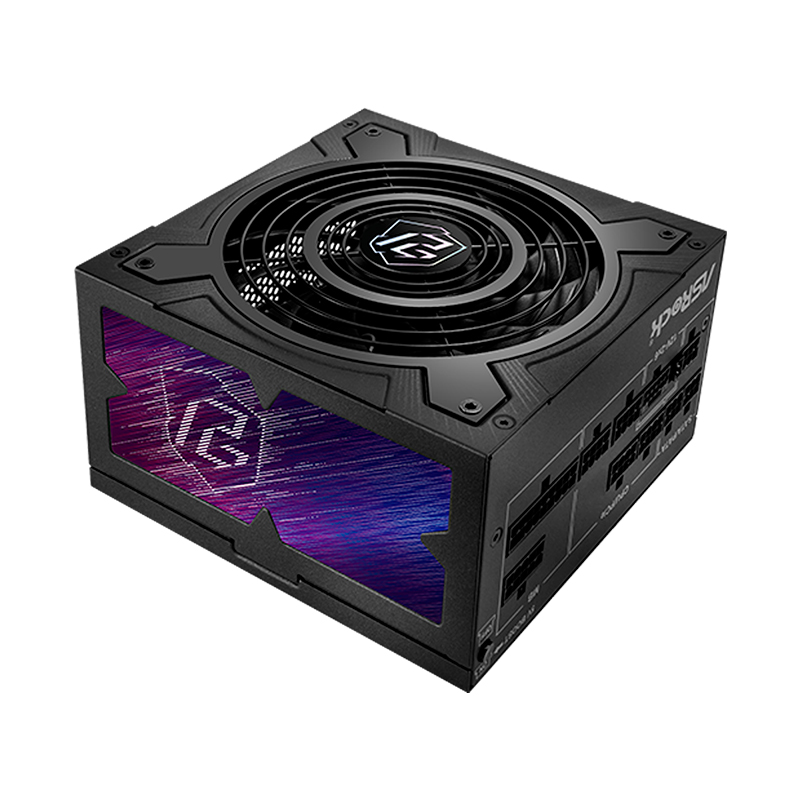 Fuente de alimentación Asrock PG-750G, 750W, ATX, 80 Plus Gold.
