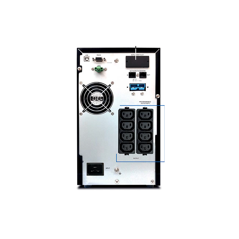 Vista 2 de cdp chicago digital power - UPO11-2AXI - UPS - UPS CDP UPO11-2i(AX) On-Line 2000VA / 2000W