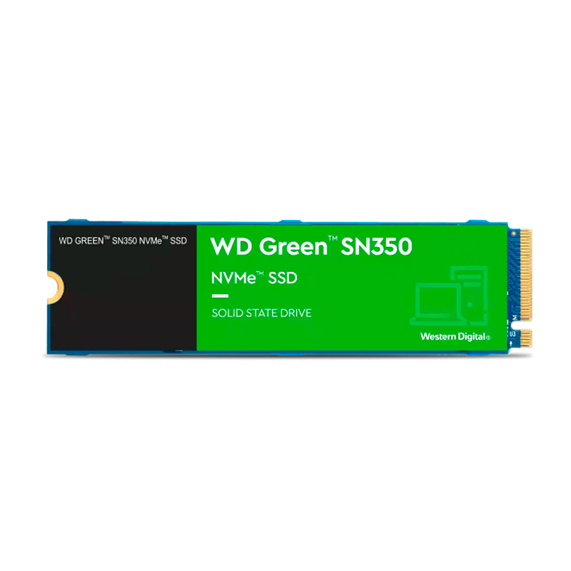 Vista 2 de sandisk - WDS100T2G0C-00CDH0 - Almacenamiento interno - SSD WD Green SN350 NVMe 1TB M.2 PCIe Gen3