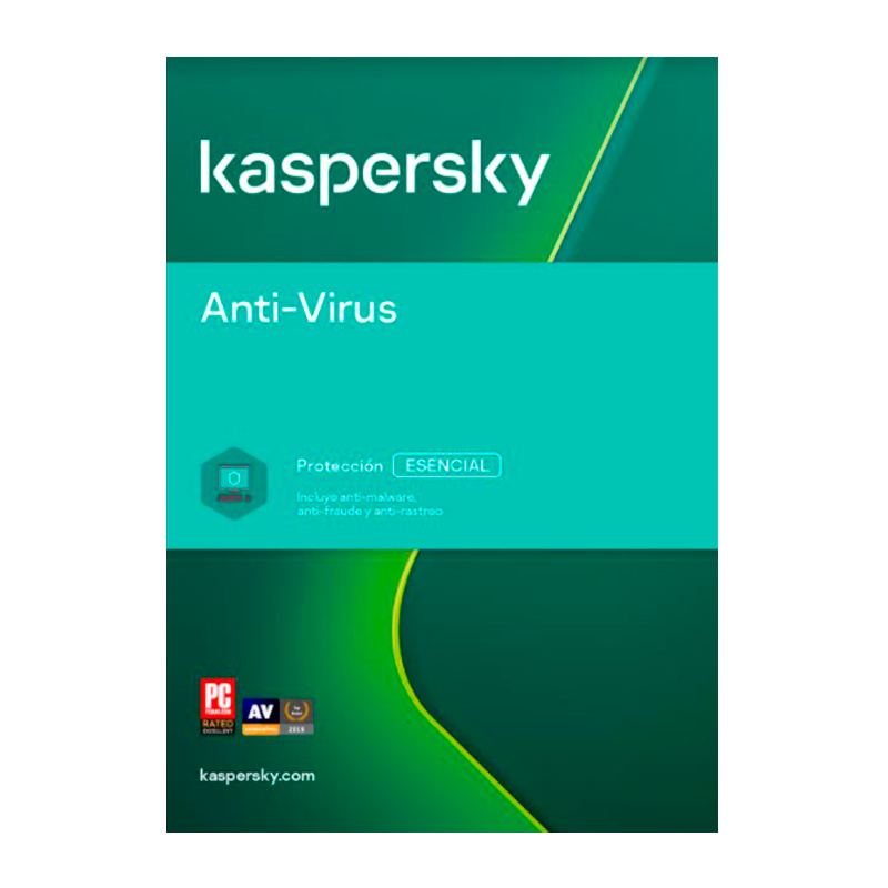 kaspersky - KL1171DDEFS - Seguridad y antivirus - Kaspersky Antivirus para 5 PCs, Licencia 1 Año (Producto Virtual)